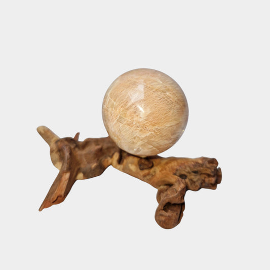 Peach Moonstone Sphere