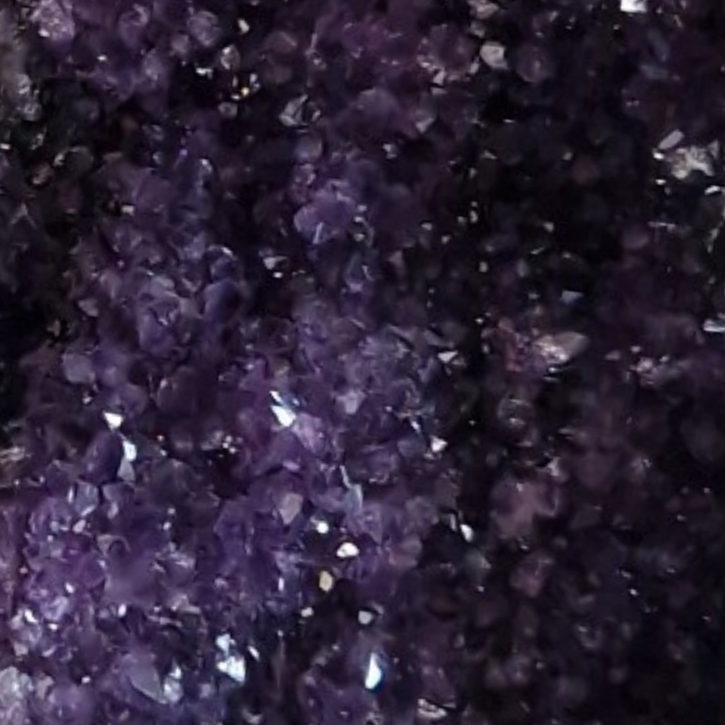 Uruguay Amethyst met Stalactiet op draaistandaard
