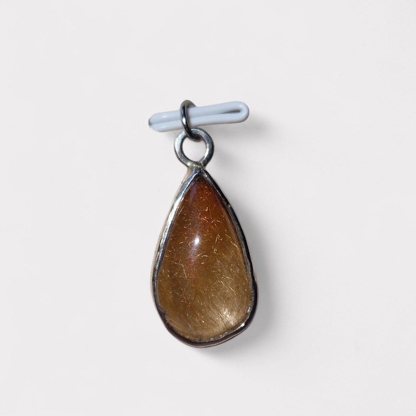 Red Gold Rutile Pendant