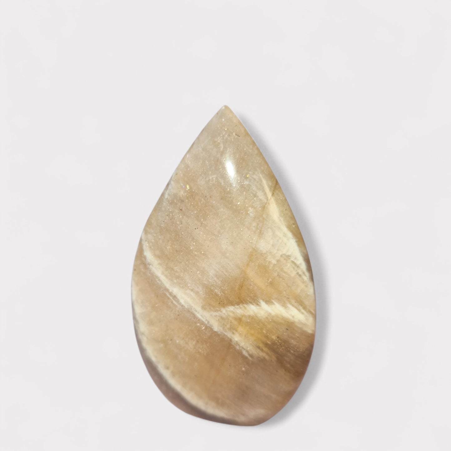 Perzik Maansteen Sculptuur