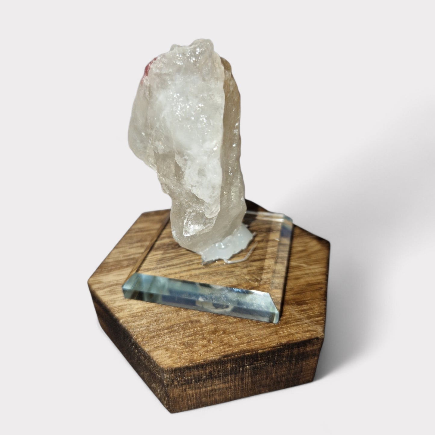 Pink Toermalijn in kwarts (Brazillie)