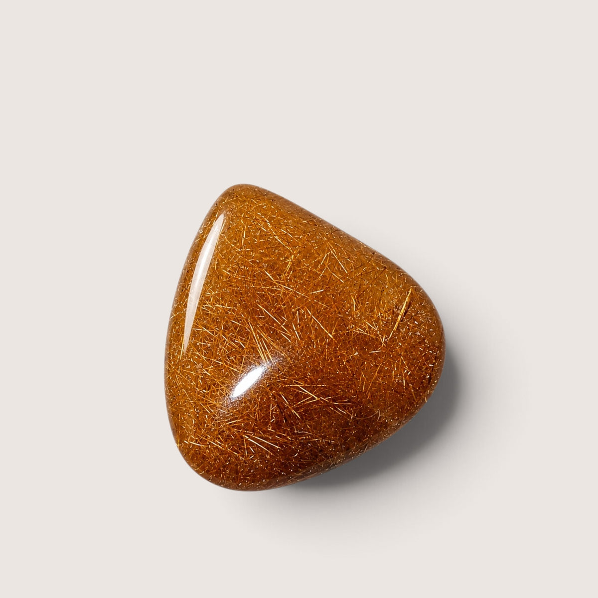 Rood/Goud Rutiel Cabochon