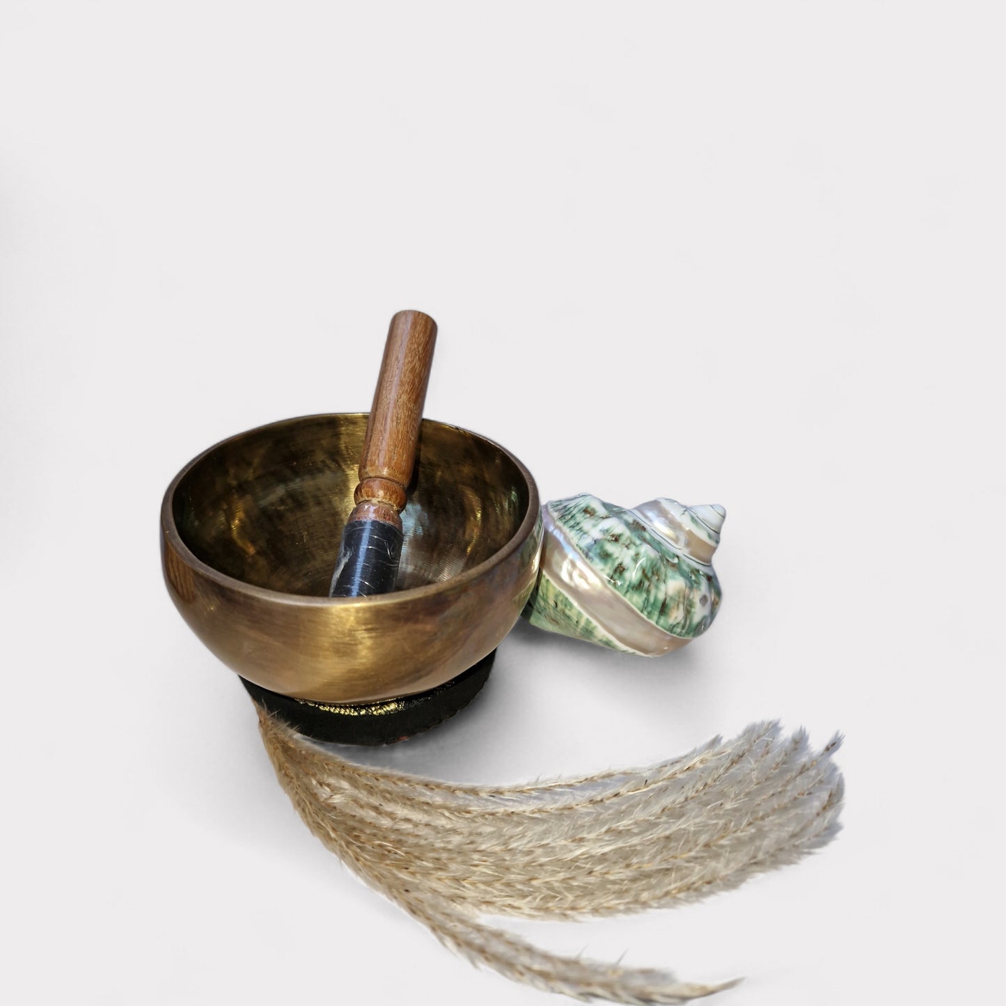 Klankschaal met Stok en Kussentje