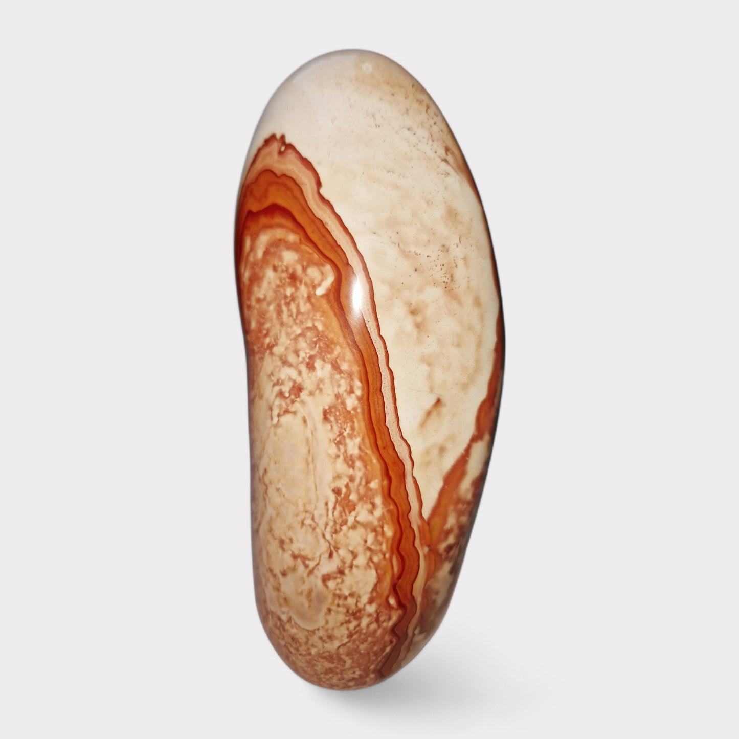 Polychroom Jaspis Sculptuur