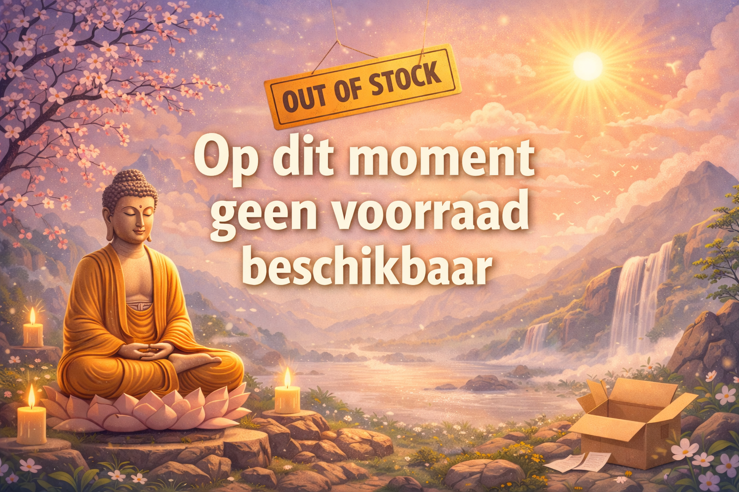 Niet op voorraad