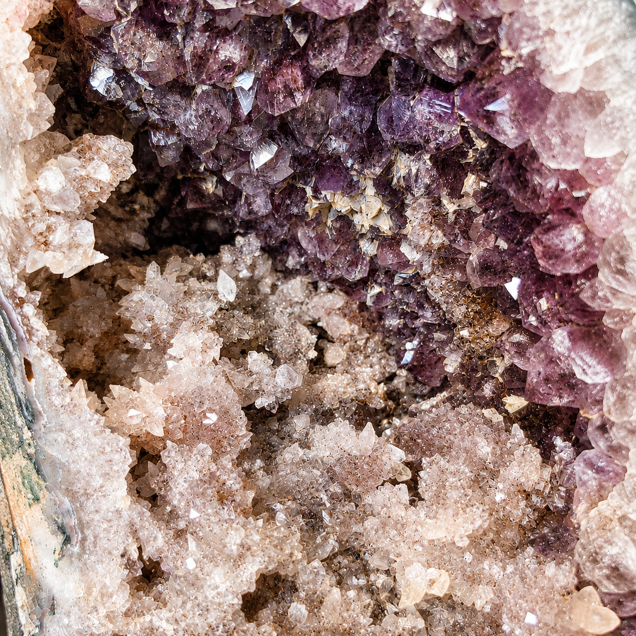 Amethyst met Rookkkwarts Statement uit Brazilie