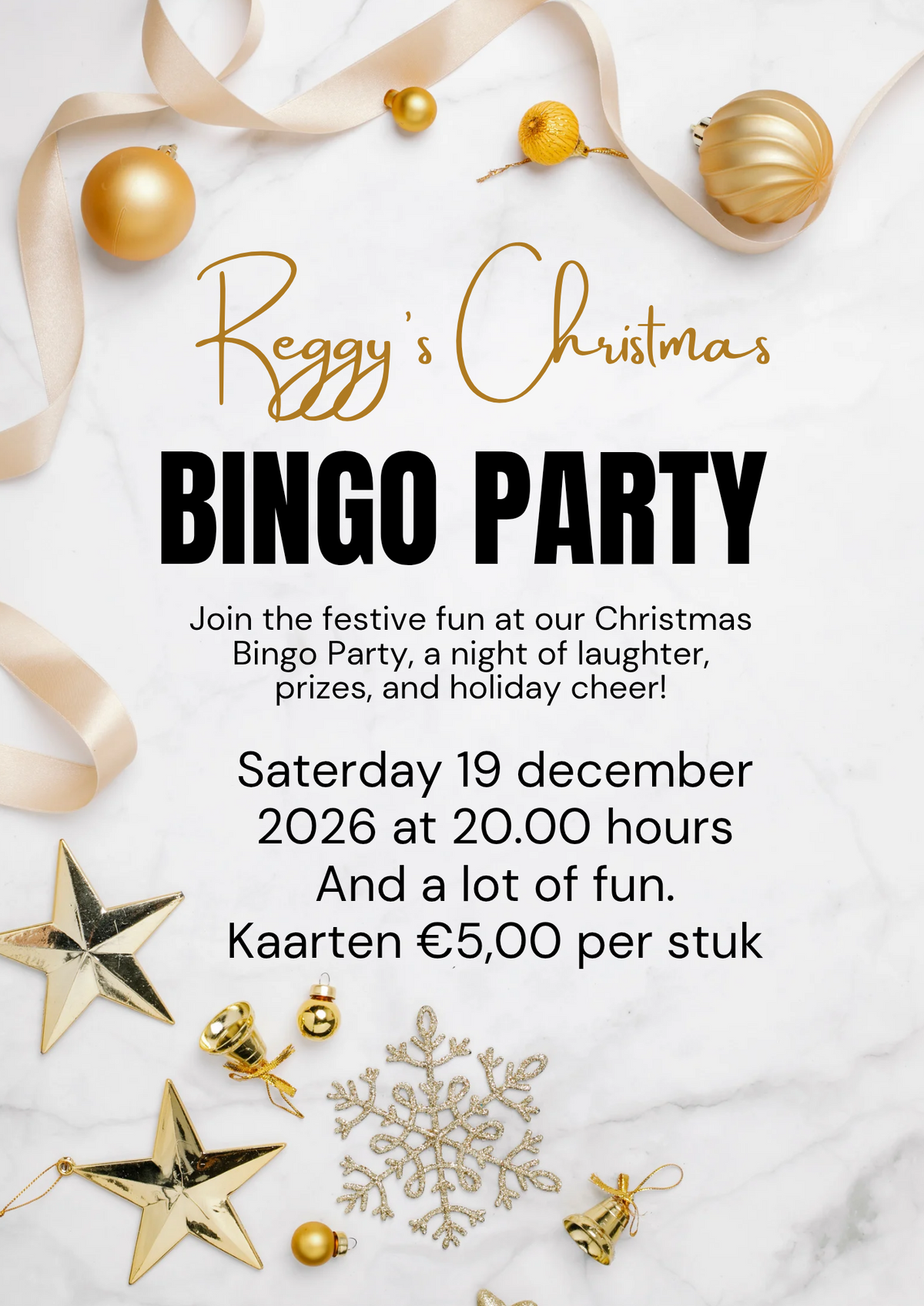 Kerstbingo Kaarten