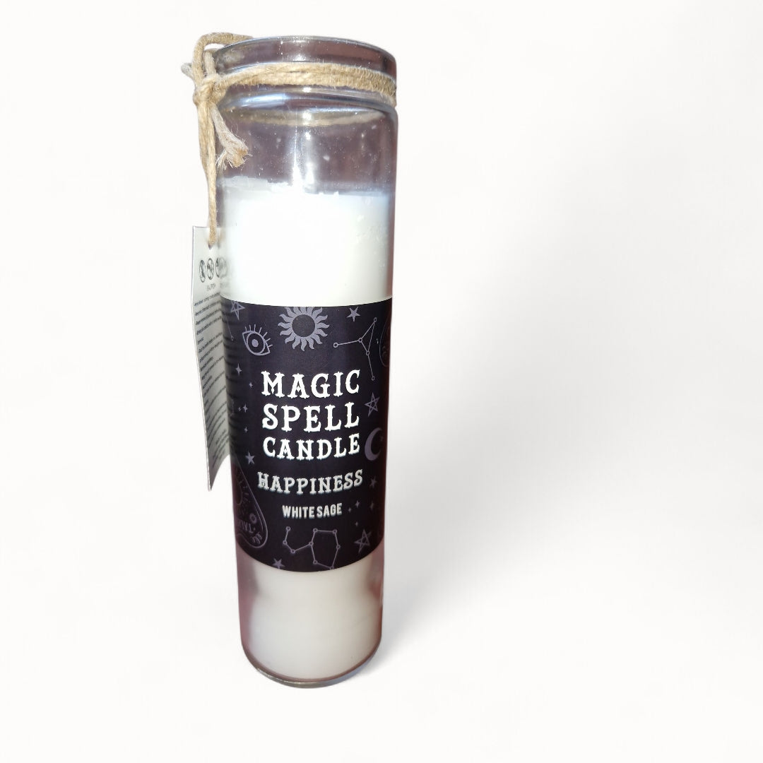 Magic Spell Candle Happiness met Sage