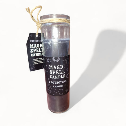 Magic Spell Candle Protecion met Black Opium
