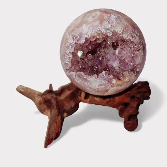 Roze Amethyst (Chalcedeoon) Bol