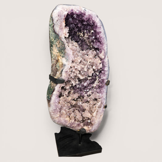 Amethyst met Rookkkwarts Statement uit Brazilie