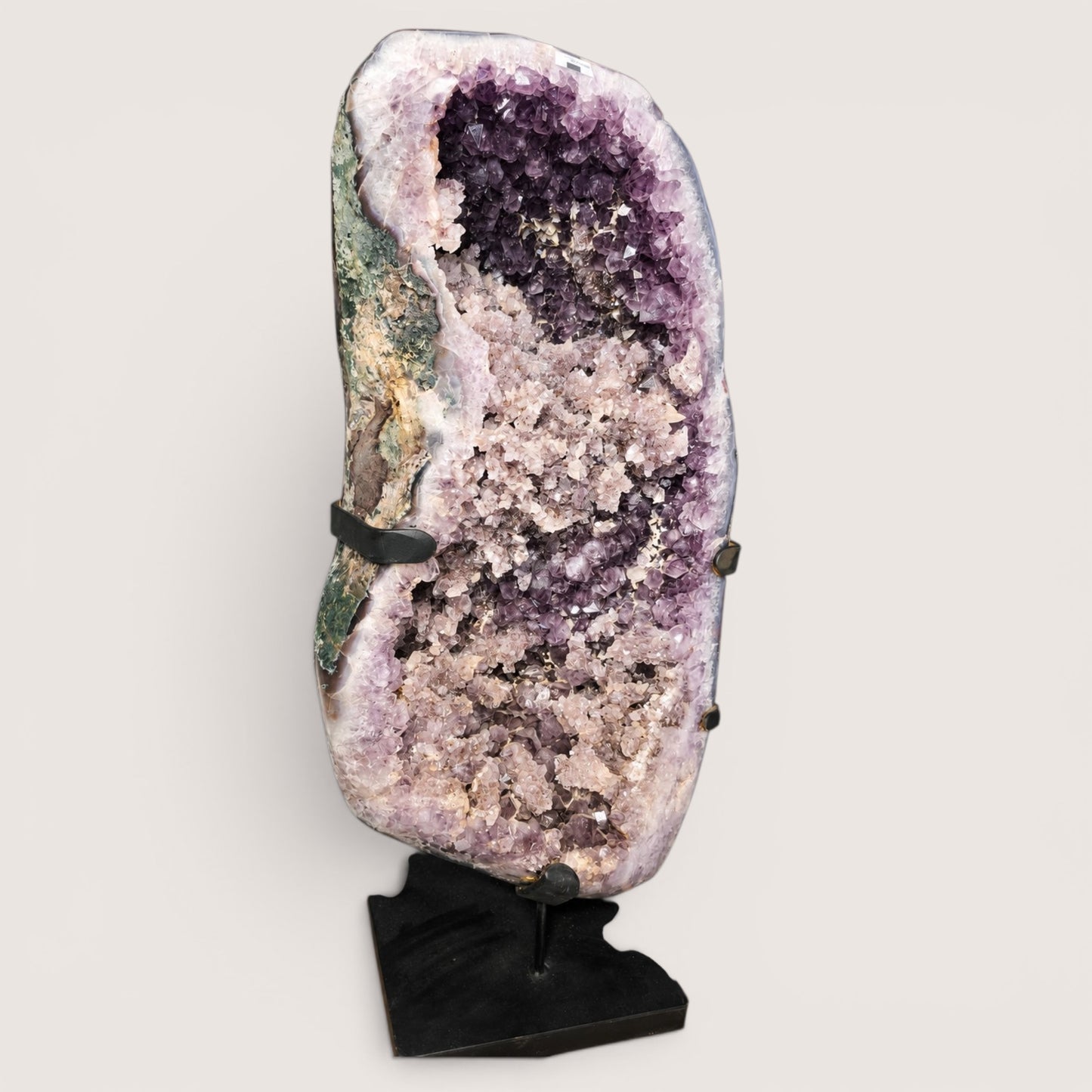 Amethyst met Rookkkwarts Statement uit Brazilie