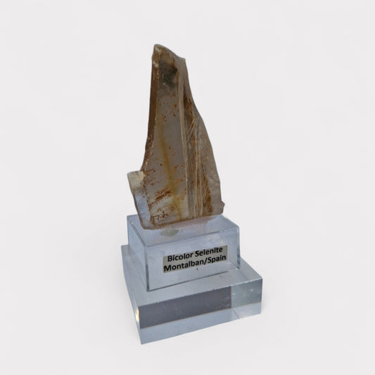 Bicolor Selenite From Montalban Spain