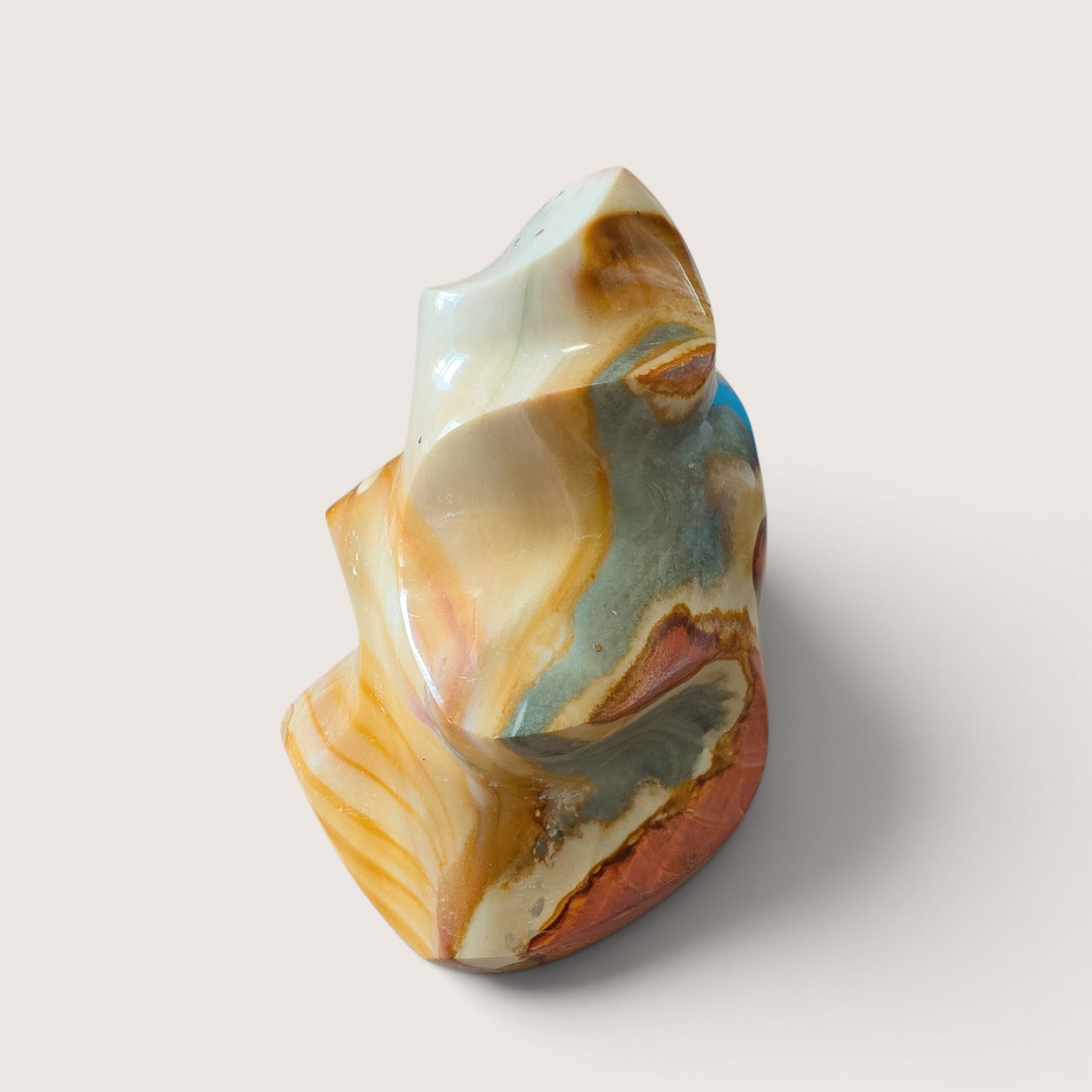 Polychroom Japsis Sculptuur