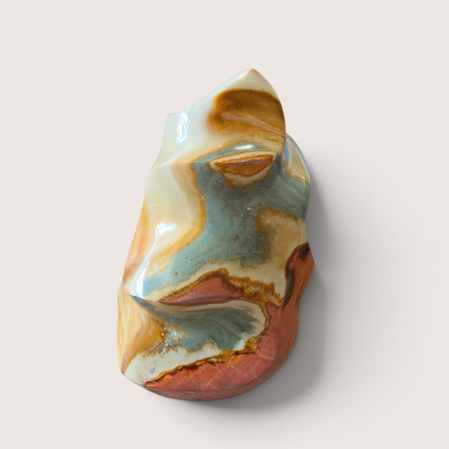 Polychroom Japsis Sculptuur