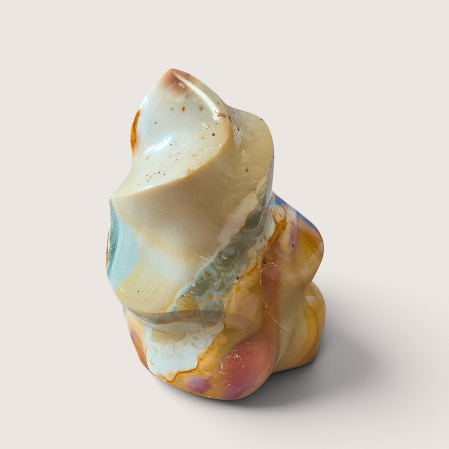 Polychroom Japsis Sculptuur
