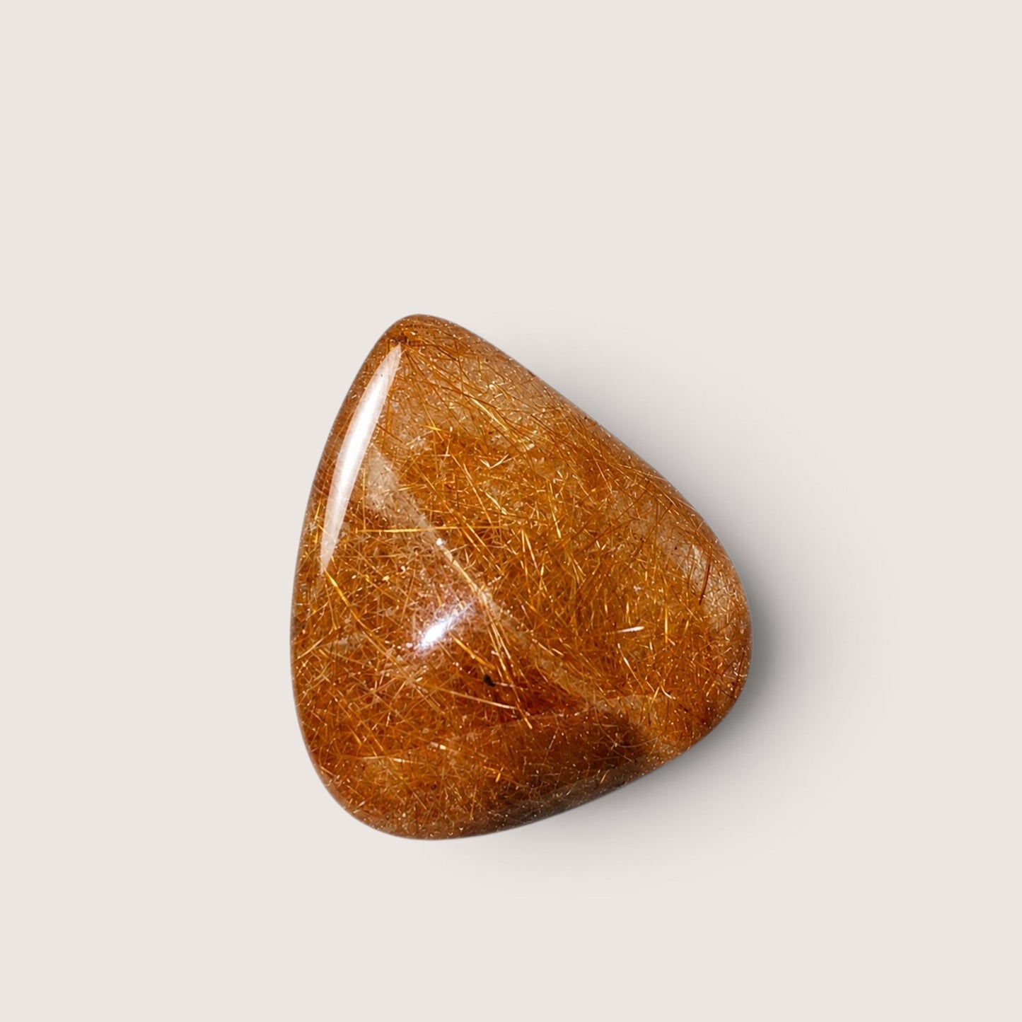 Rood/Goud Rutiel Cabochon