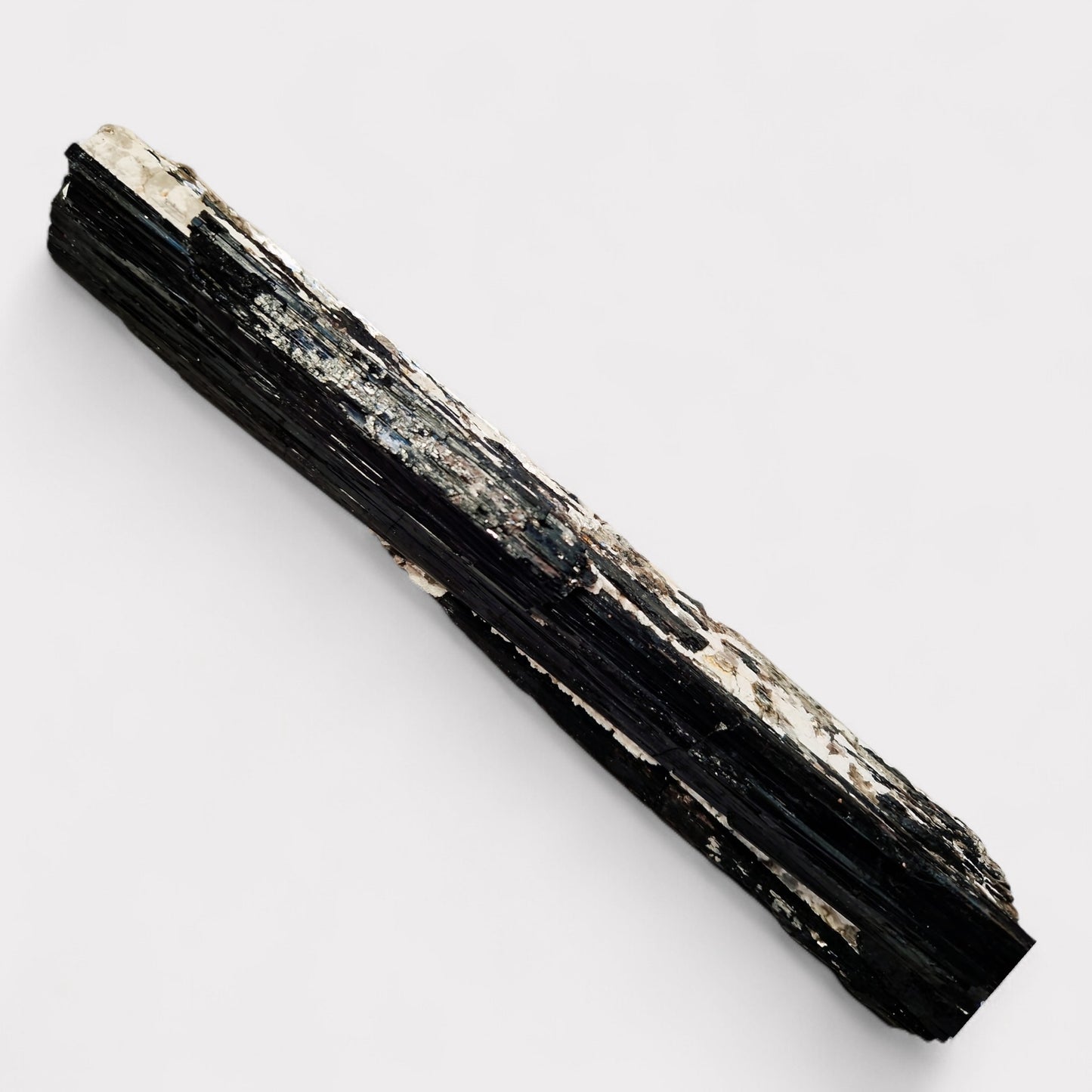 Black Tourmaline with Mica and Quartz (Brazil)