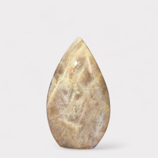 Perzik maansteen Sculptuur