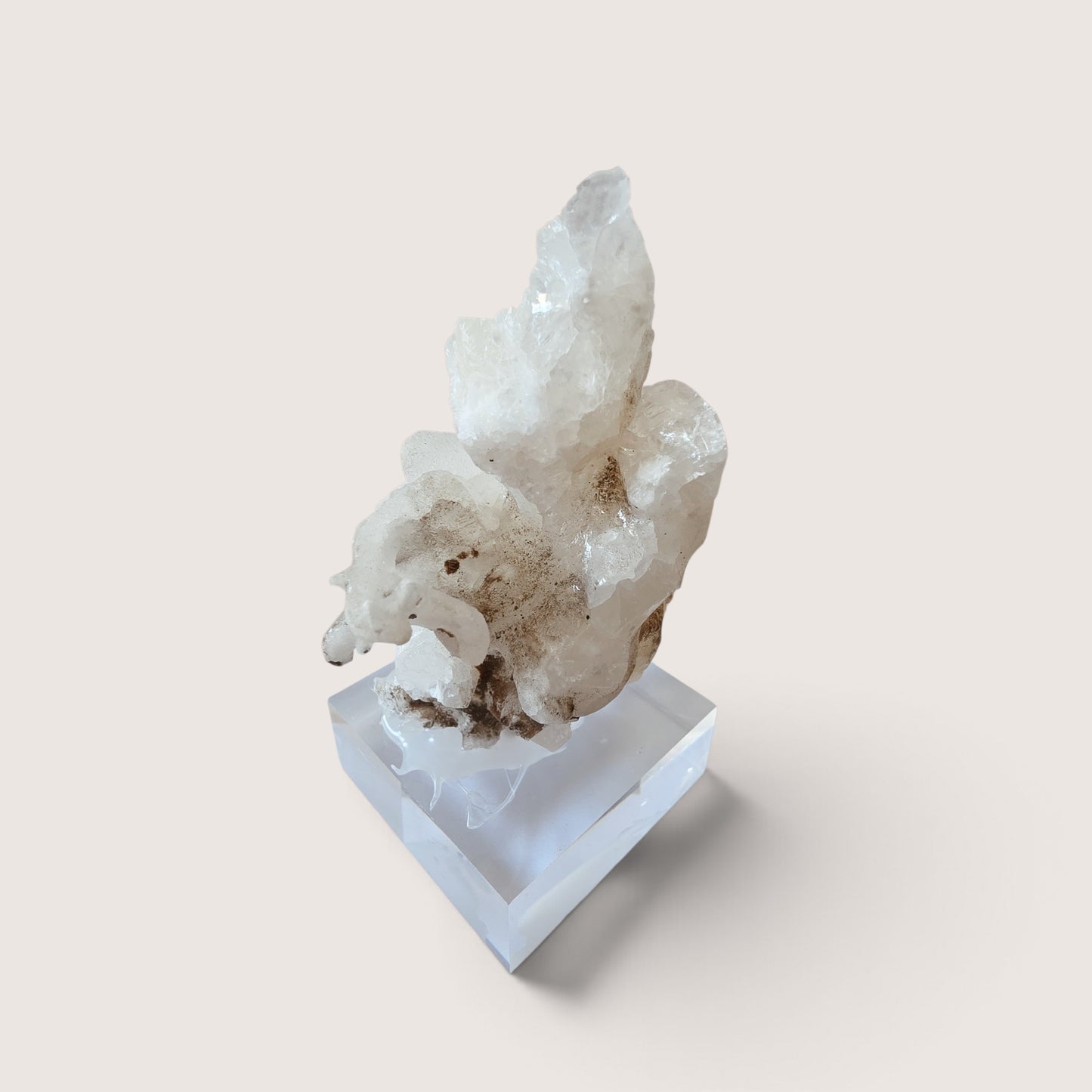 Calciet Helicites uit Santa Eulalia Mexcio