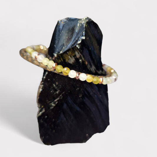 Groene granaat & Hematiet & Jade