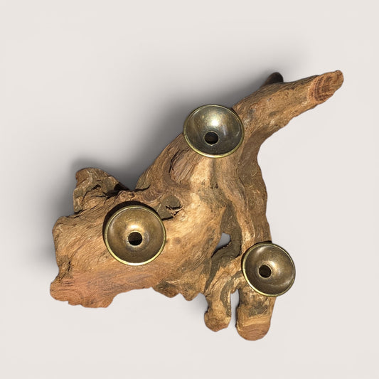 Houten bollen standaard (3 Bollen)