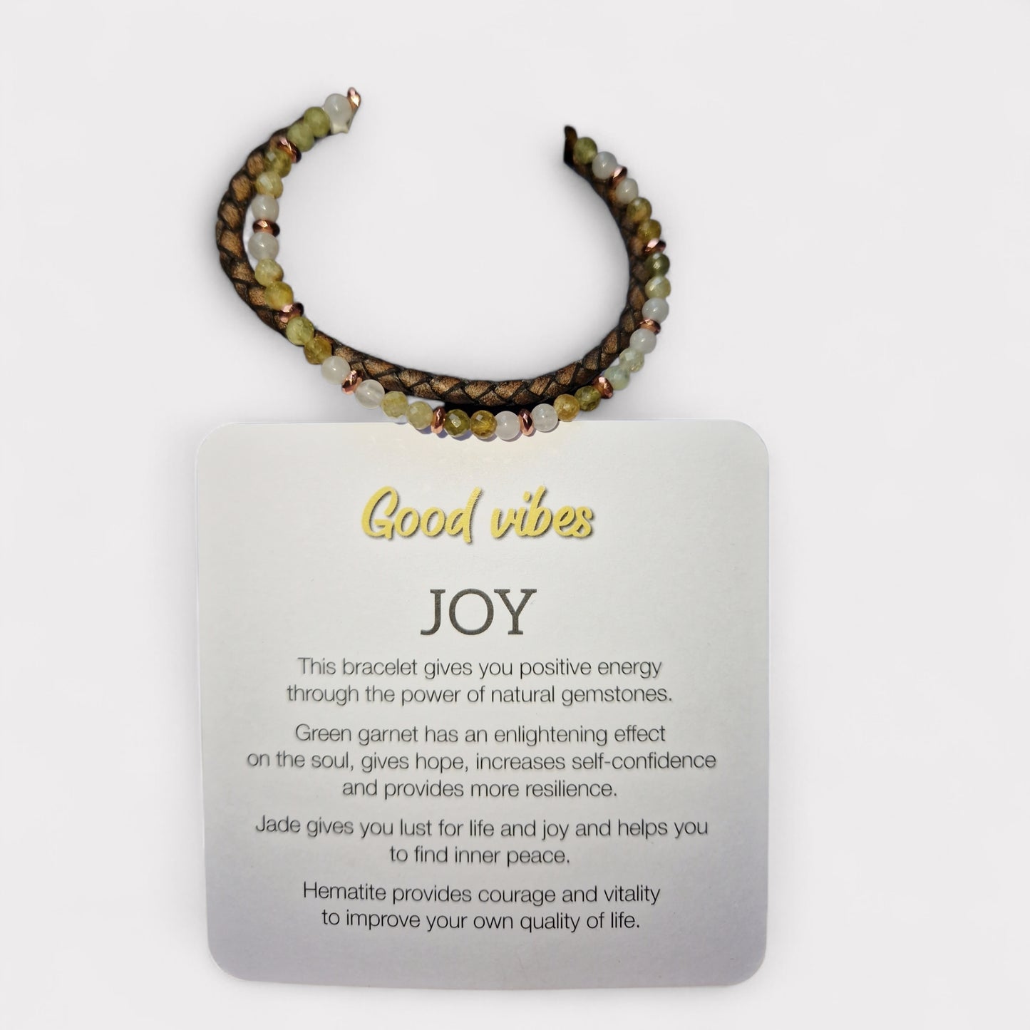 Groene granaat & Hematiet & Jade