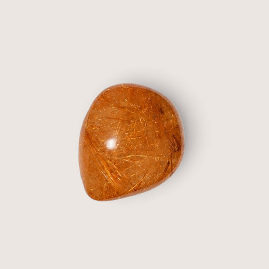 Goud / Rood Rutiel Cabochon