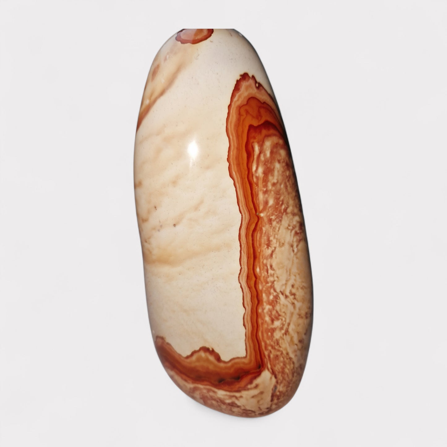 Polychroom Jaspis Sculptuur