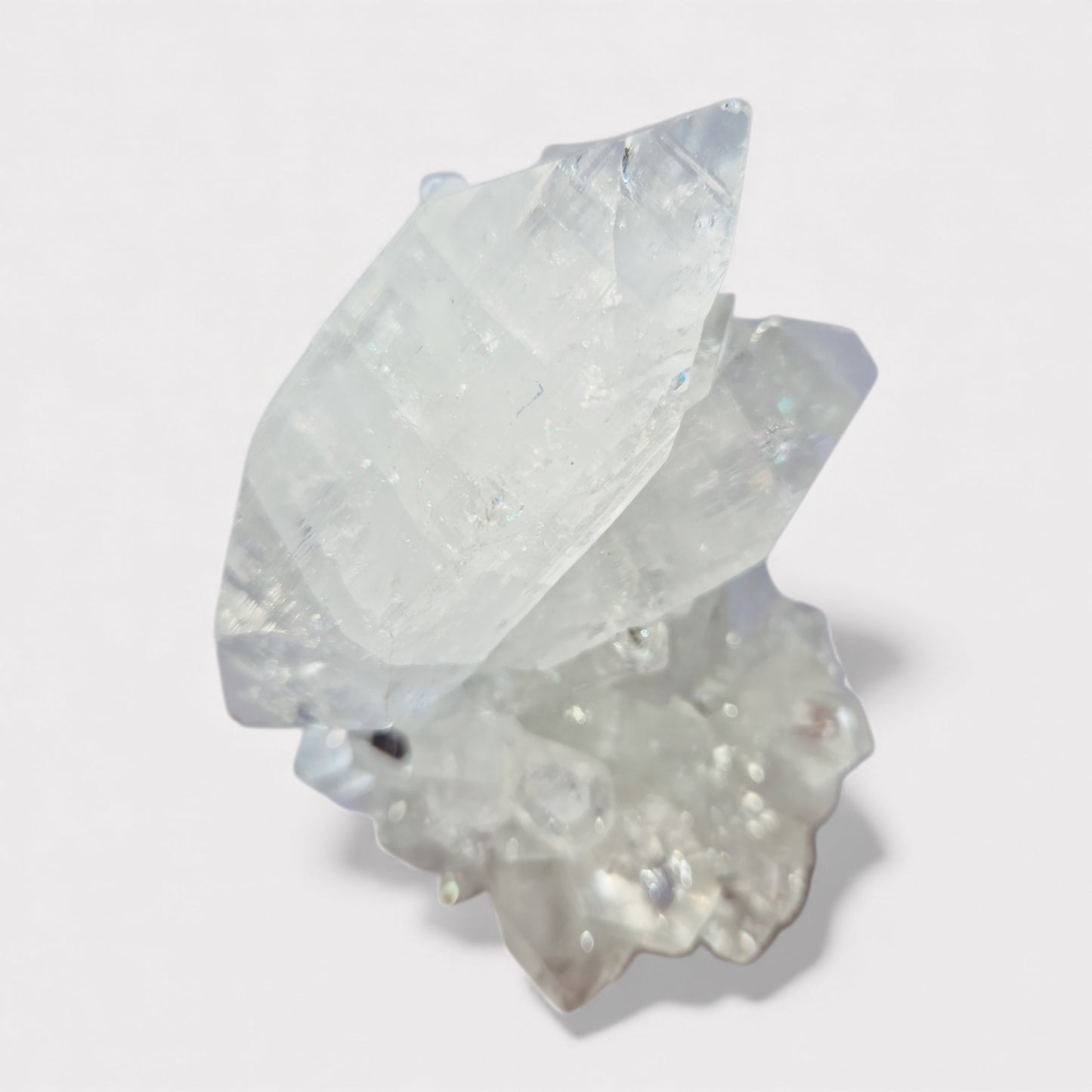 Spiegel Apofyliet & Blauwe Chalcedeoon (India)