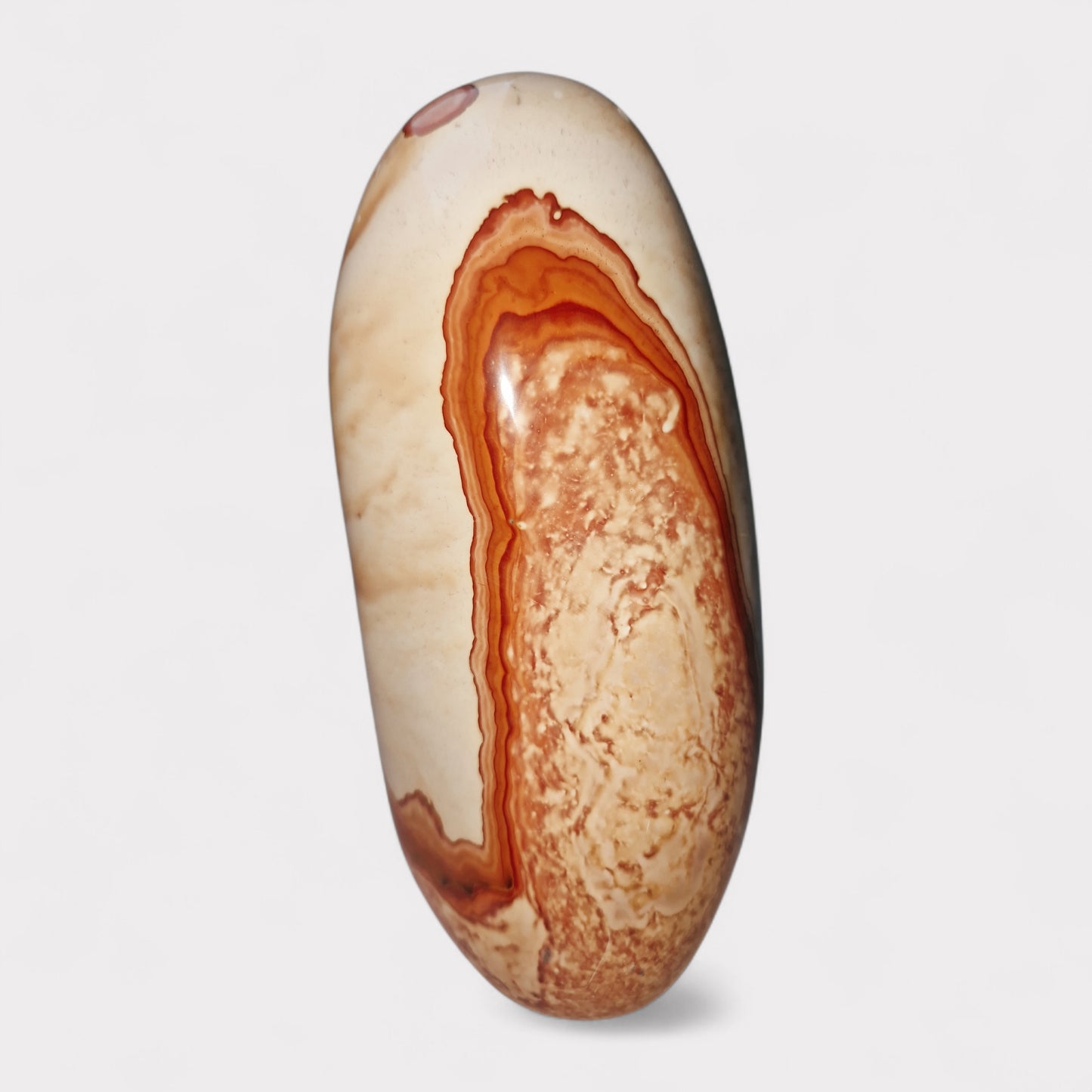 Polychroom Jaspis Sculptuur