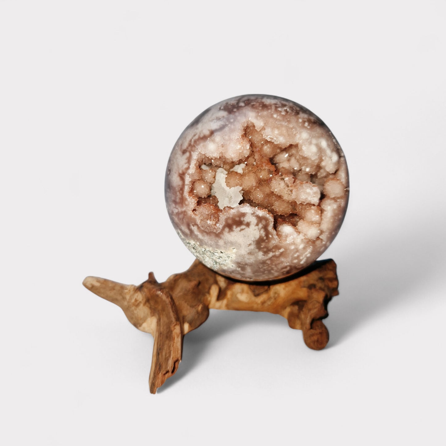 Roze Chalcedoon (Amethyst) Bol Brazilie