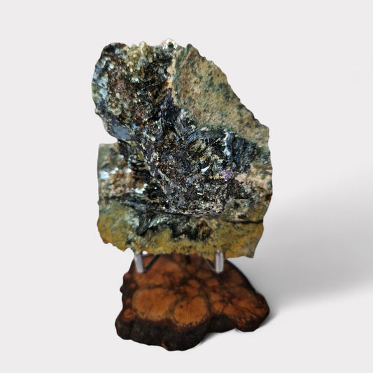 Raw Hematite on matrix