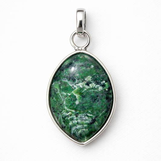 Chrome Dioptase hanger