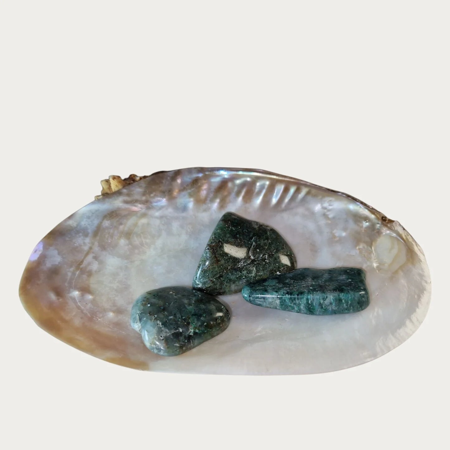 Chrysacolla handstenen